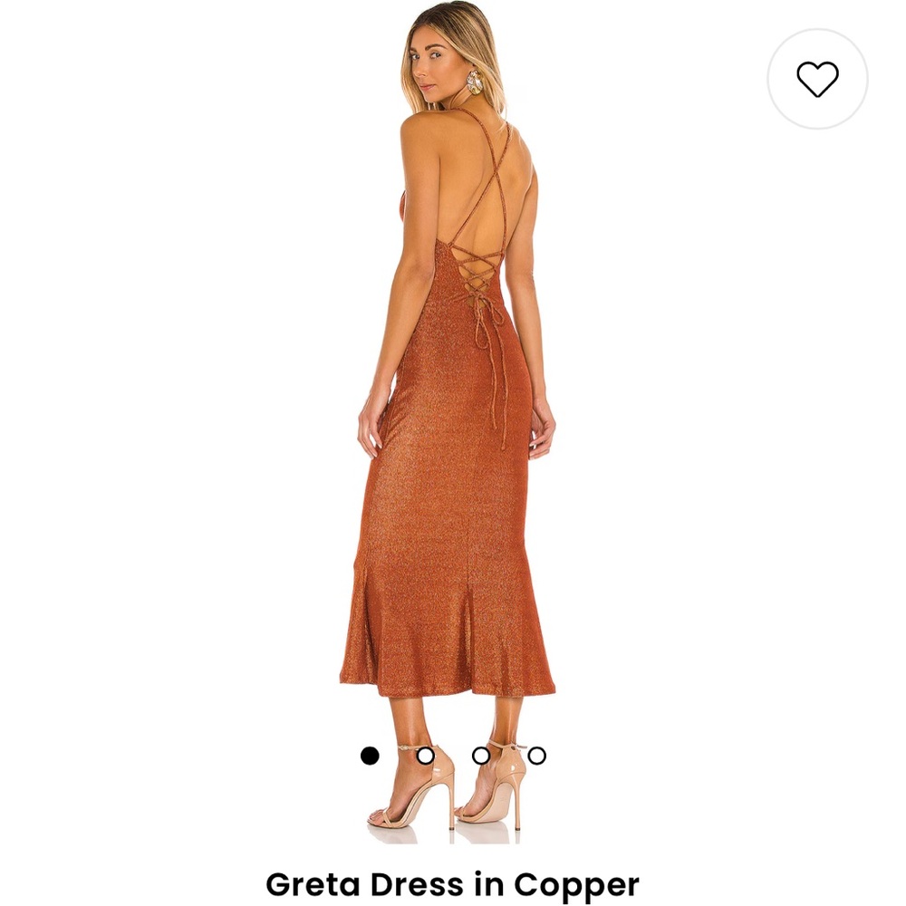 Never worn - tags still on - Misha - Greta Dress in Copper Size 6